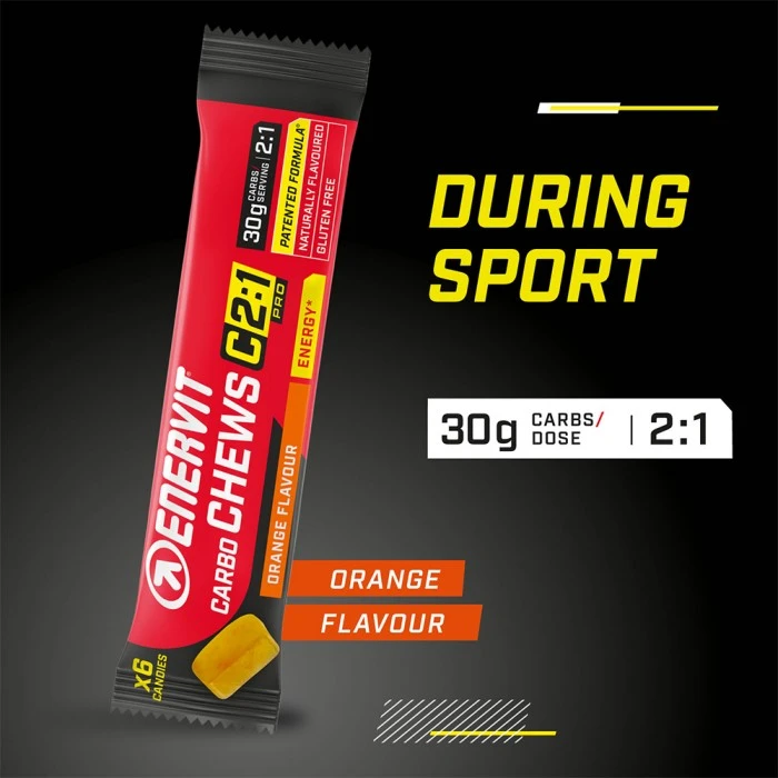Enervit C2:1 PRO Carbo Chews Orange