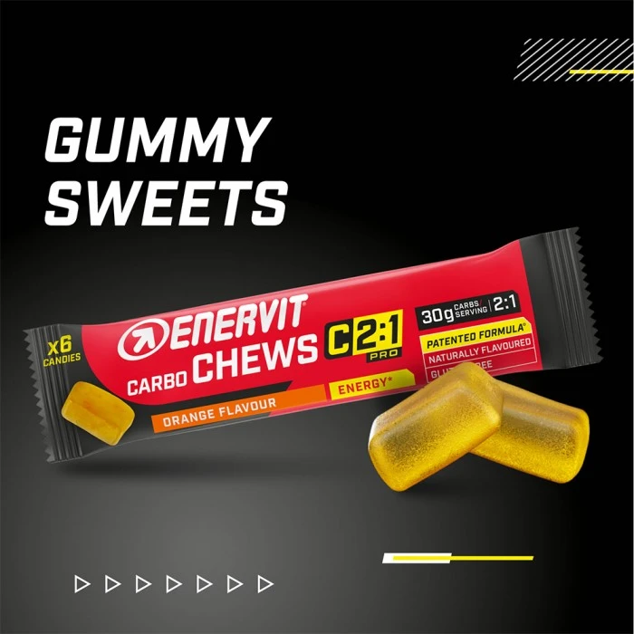Enervit C2:1 PRO Carbo Chews Orange